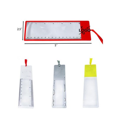 Bookmark Magnifier and 6" Ruler