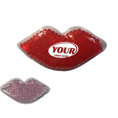 Reusable Flexible Lips Shaped Ice/Hot Gel Pack