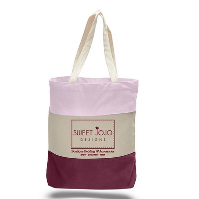 Canvas Tri Color Bag