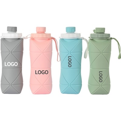 20Oz Collapsible Silicone Water Bottle